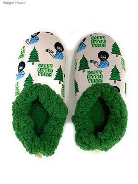 Fuzzy Sherpa Lined Animal Slippers Cozy Non-Slip House Shoes